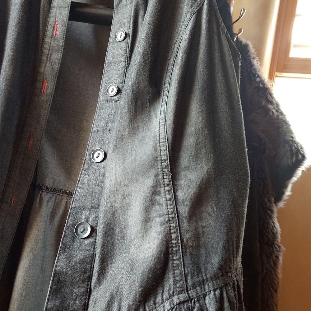 Lightweight Jean dress/ Vest BUY IT 🤩 - Picture 3 of 11